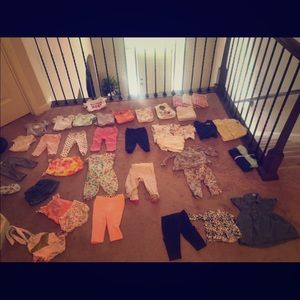 37 piece baby girl lot